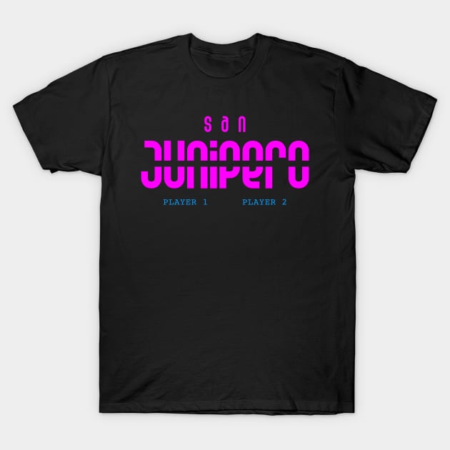 san Junipero T-Shirt by mildstorm31